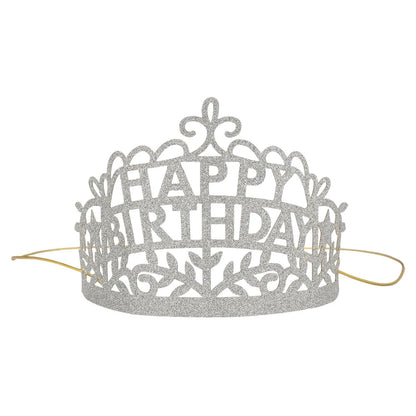 Happy Birthday Party Tiaras (x 8)