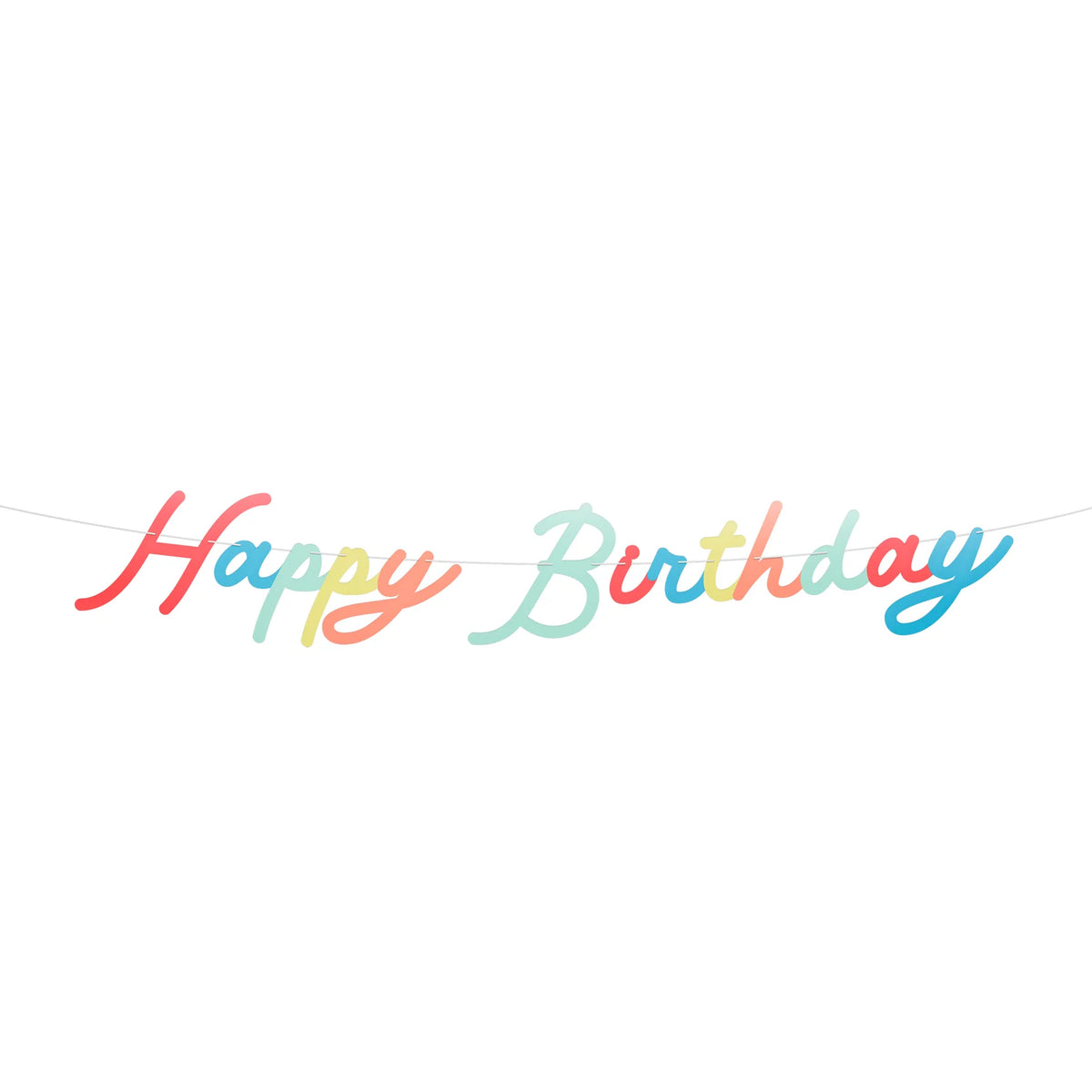 Bright Happy Birthday Garland Set
