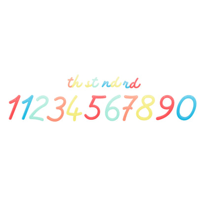 Bright Happy Birthday Garland Set